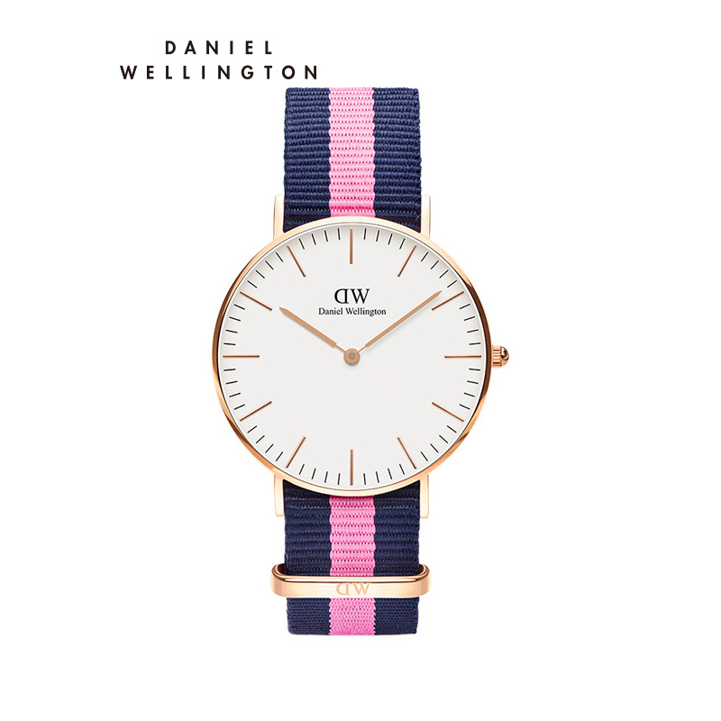 Daniel Wellington丹尼尔惠灵顿DW手表女时尚织物表带腕表36mm 石英表