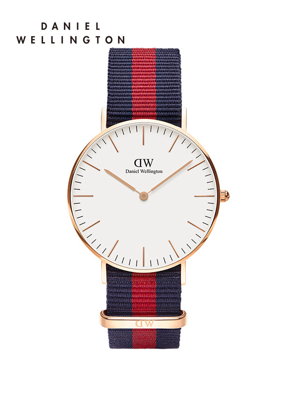 Daniel Wellington丹尼尔惠灵顿DW手表女时尚织物表带腕表36mm 石英表