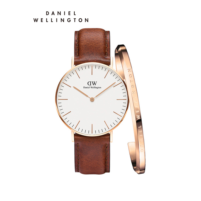 danielwellington丹尼尔惠灵顿dw手表简约皮革表带女士腕表36mm手表
