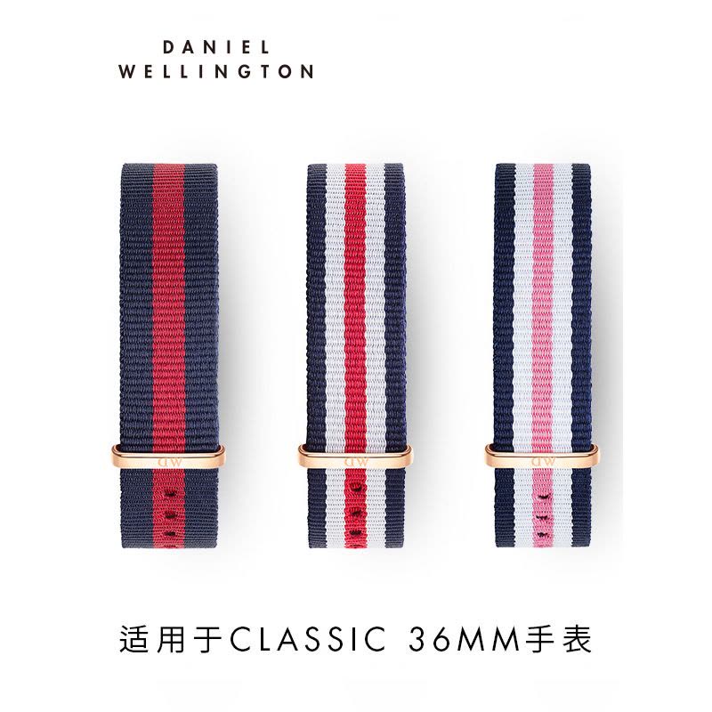 丹尼尔惠灵顿（Daniel Wellington）进口腕表女士尼龙表带时尚dw表带女针扣图片