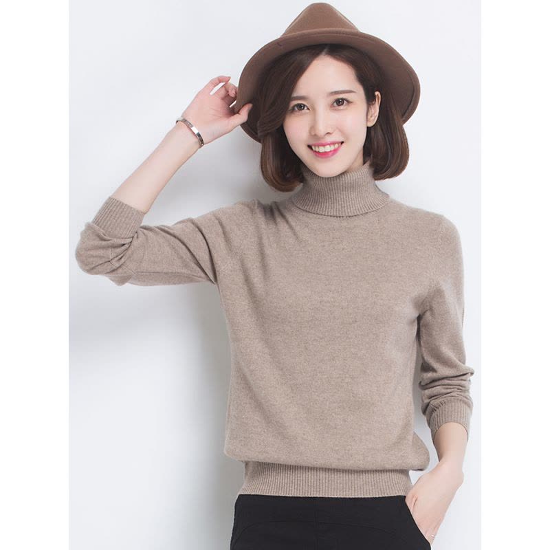 恒源祥女士薄款羊毛衫春秋款套头打底衫图片