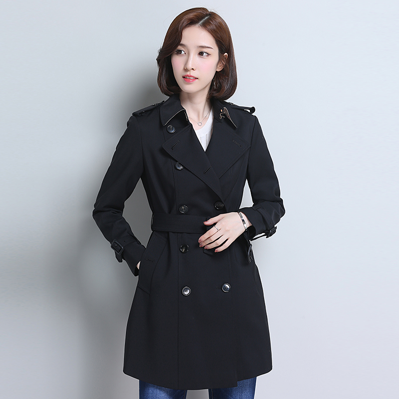 恒源祥春季款女士风衣春秋外套女宽松时尚上衣