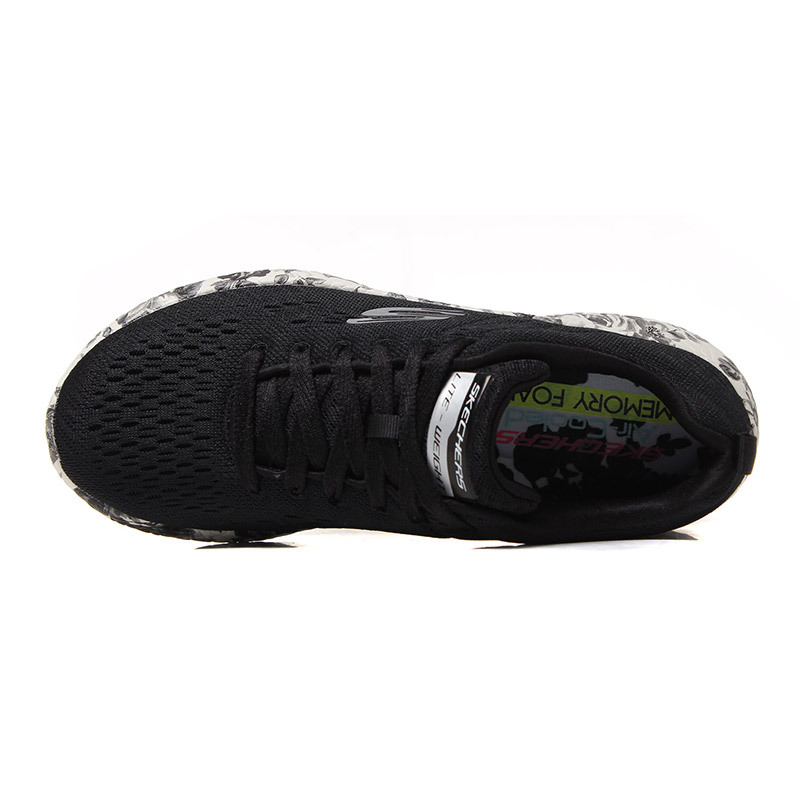 SKECHERS 斯凯奇女鞋训练鞋运动鞋综合训练12739/B KW 黑色 35码