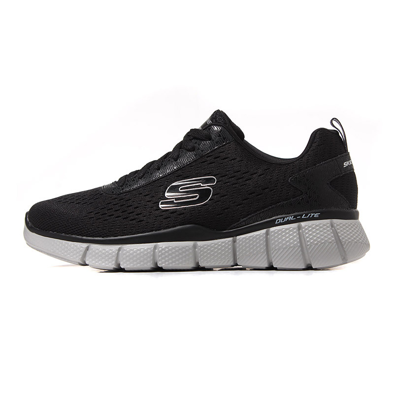 SKECHERS 斯凯奇男鞋训练鞋运动鞋综合训练51529/BKGY 黑色 39.5码