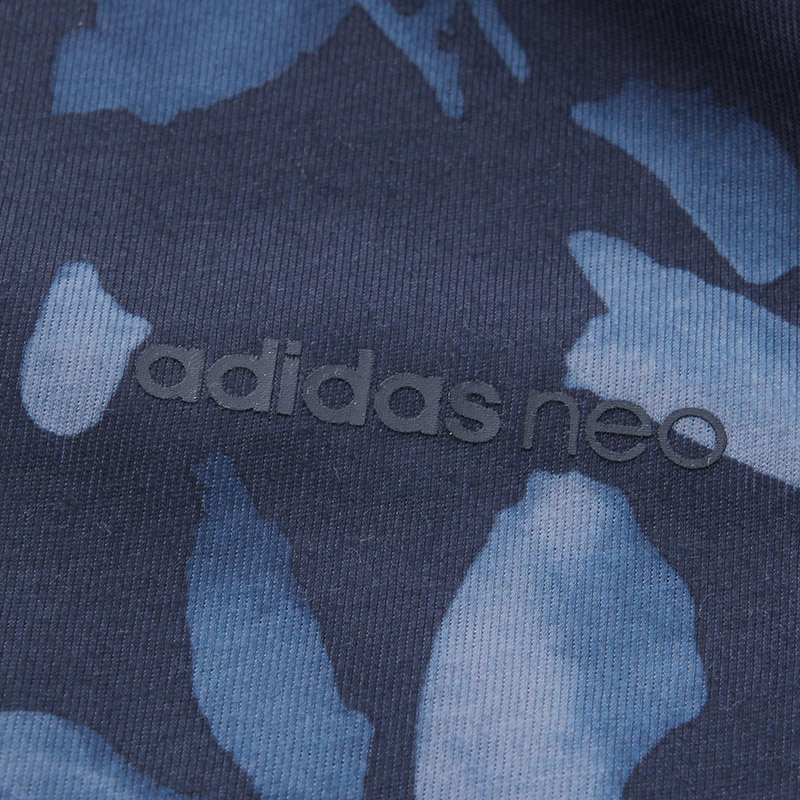 adidas阿迪达斯NEO运动服女服短袖T恤CD1269 L 蓝色