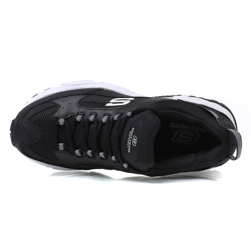 SKECHERS斯凯奇男鞋休闲鞋Stamina绑带运动鞋666028