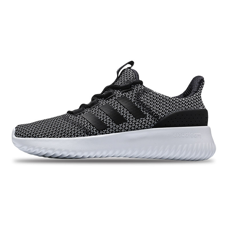 adidas阿迪达斯NEO女子休闲鞋减震运动鞋BC0033 黑色 36.5码