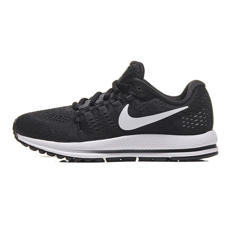 NIKE/耐克 女鞋 运动鞋Air Zoom气垫透气跑步鞋 8666-001 黑色图片