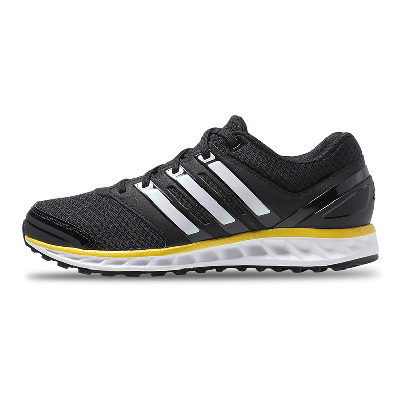 adidas阿迪达斯男子女子跑步鞋透气运动鞋CP9690 黑色 36.5码