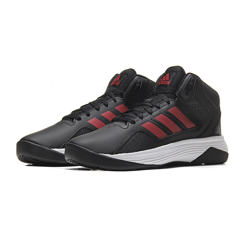 adidas阿迪达斯男子篮球鞋高帮运动鞋B74297 黑色 39码