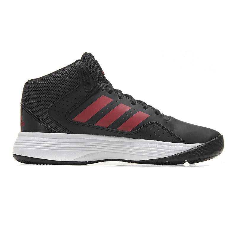 adidas阿迪达斯男子篮球鞋高帮运动鞋B74297 黑色 39码