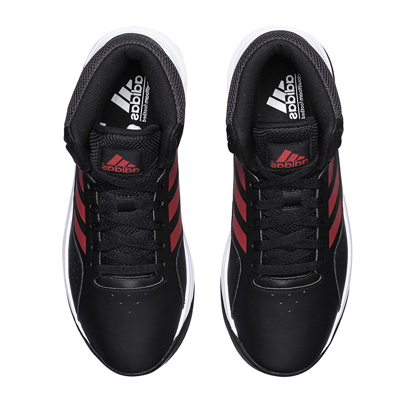 adidas阿迪达斯男子篮球鞋高帮运动鞋B74297 黑色 39码