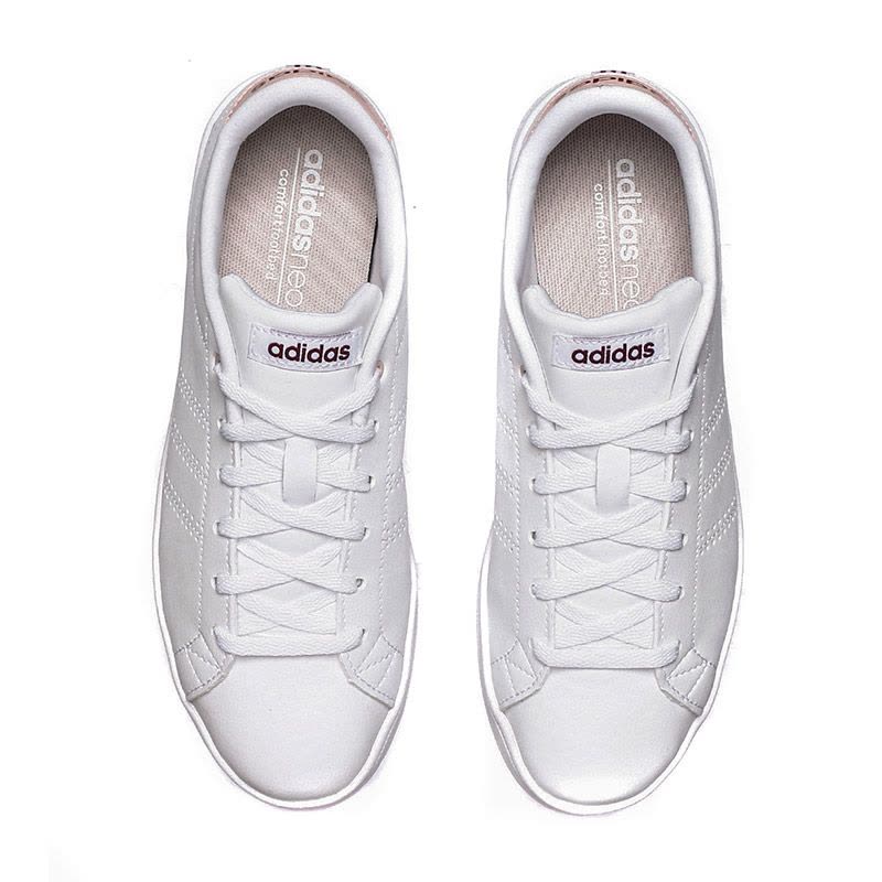 adidas阿迪达斯NEO女子板鞋小白鞋运动鞋BB9611 白色 36.5码图片