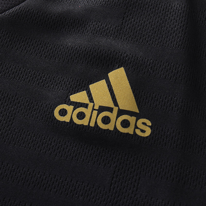 adidas阿迪达斯男子短袖T恤跑步训练透气运动服DM2810 黑色 L