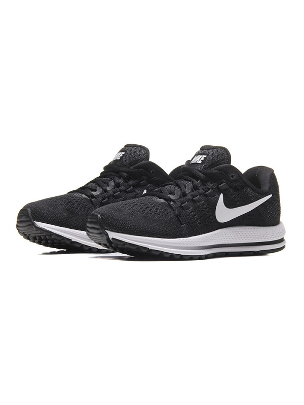 NIKE/耐克 女鞋 运动鞋Air Zoom气垫透气跑步鞋 8666-001 黑色