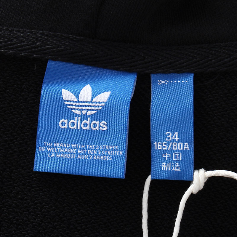 adidas阿迪达斯三叶草女子卫衣针织休闲运动服BP9482 30 黑色