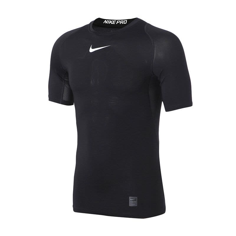Nike耐克男装短袖T恤PRO跑步运动健身训练紧身衣838092 L 黑色图片