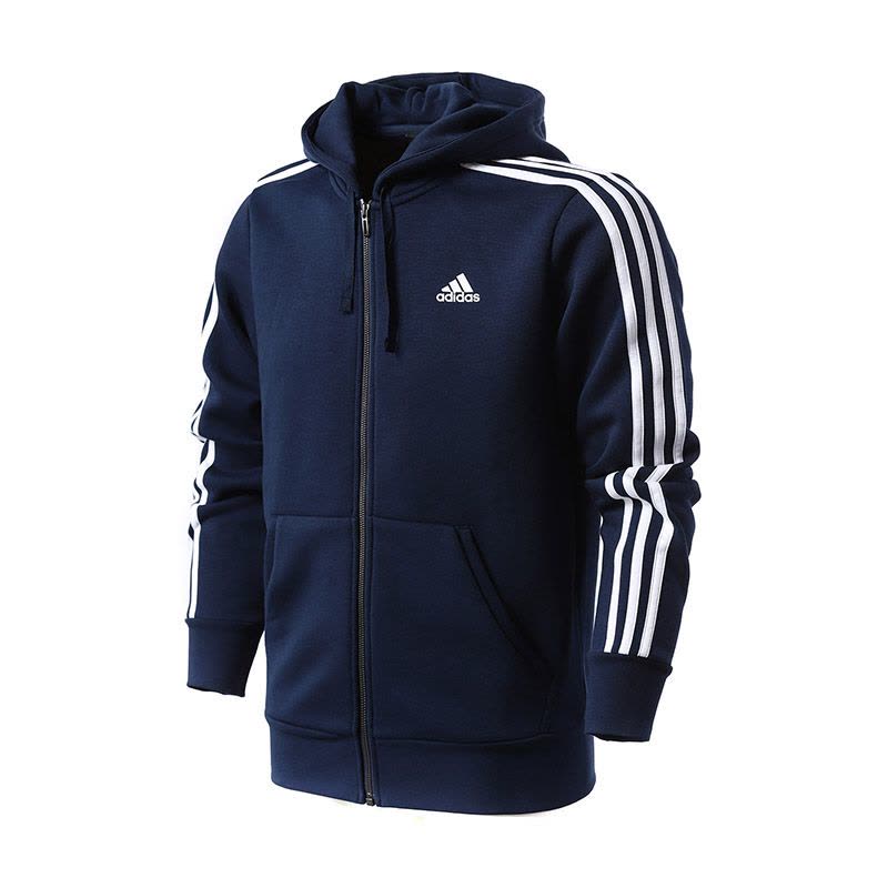 adidas阿迪达斯男子夹克外套运动休闲服装S98791 蓝色 L图片