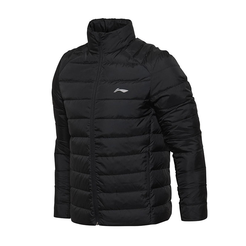 李宁lining男子羽绒服休闲运动服aymm07533xl灰色视频