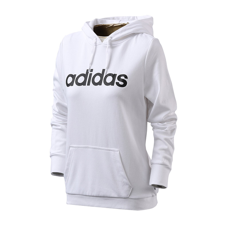 adidas阿迪达斯NEO女子卫衣连帽套头衫休闲运动服CW2473 白色CW2473 L