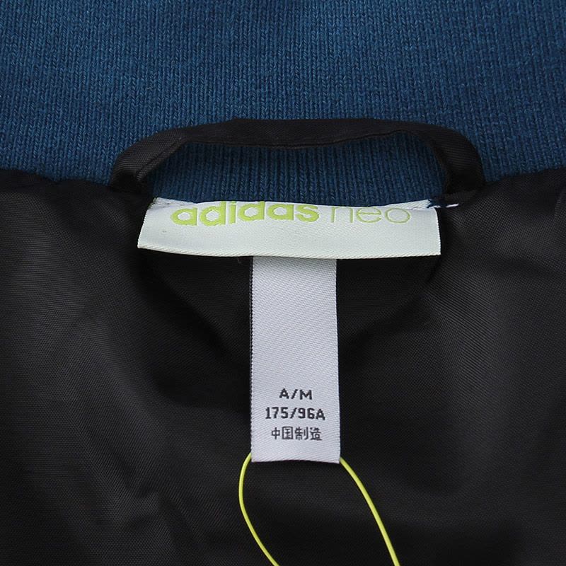 adidas阿迪达斯NEO男子棉服外套轻便休闲运动服BS0913 L 蓝色图片