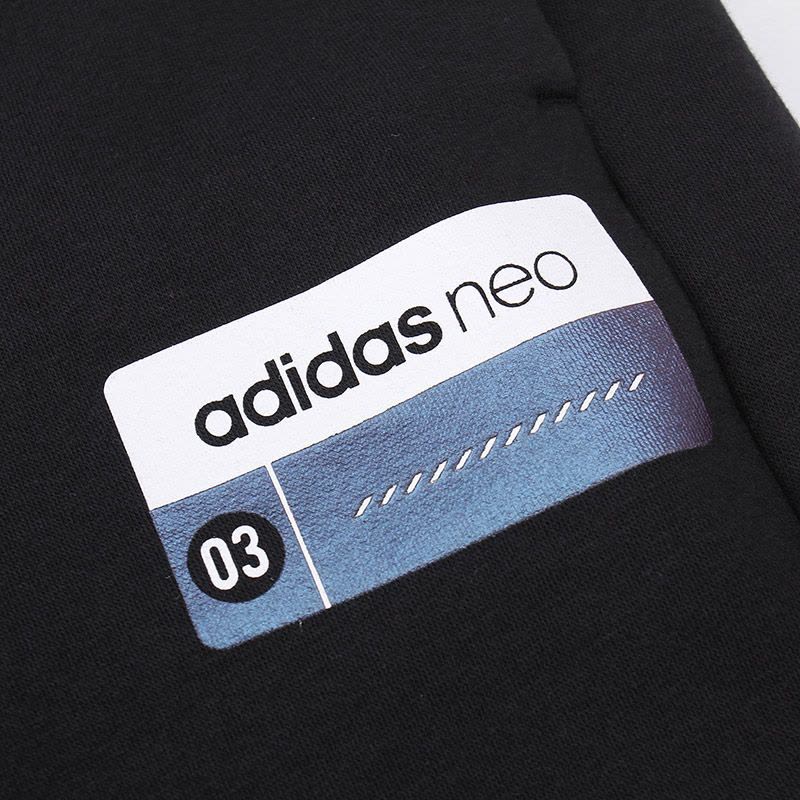 adidas阿迪达斯NEO男子运动长裤休闲运动服CD1629 L 黑色图片