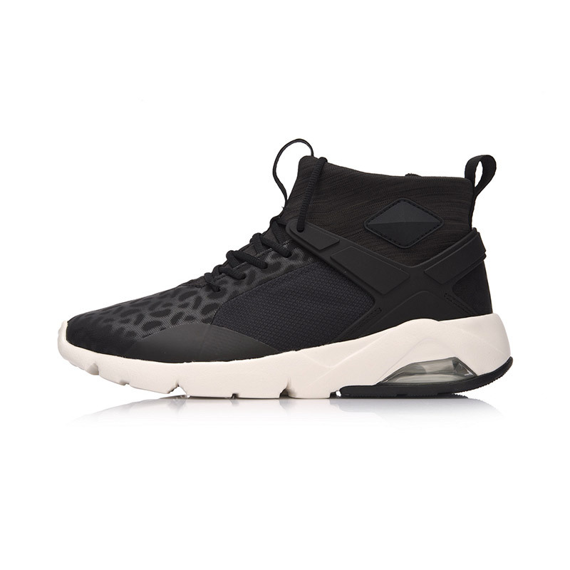 lining李宁休闲鞋女鞋lnknight保暖半掌气垫情侣鞋运动鞋aglm124