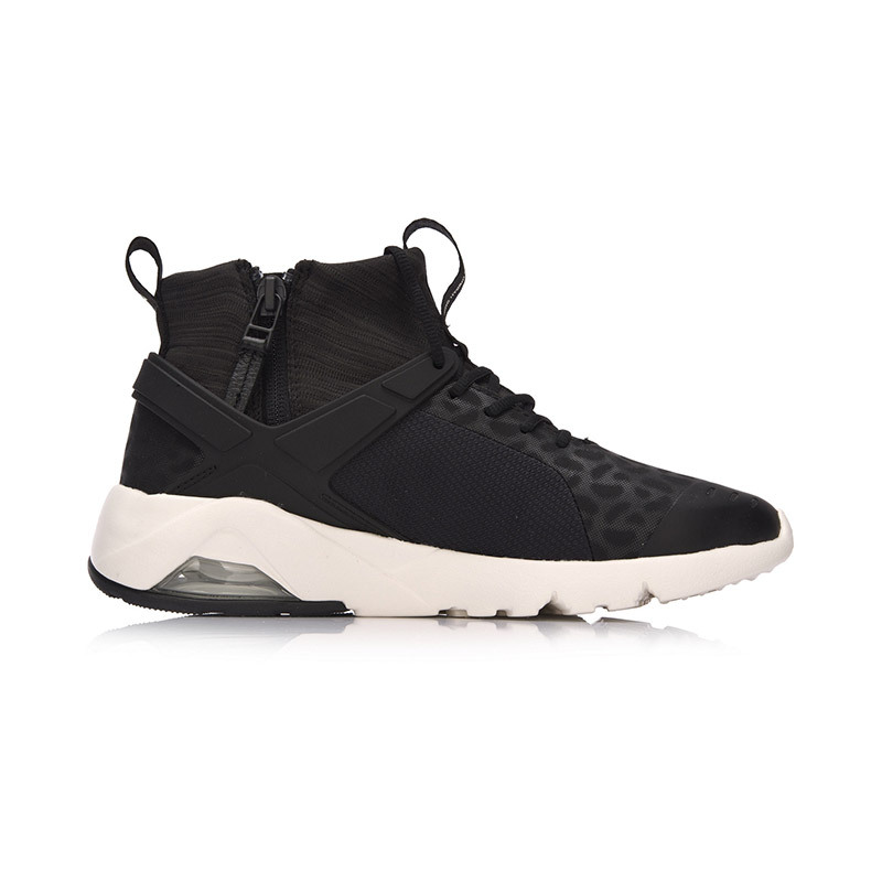 lining李宁休闲鞋女鞋lnknight保暖半掌气垫情侣鞋运动鞋aglm124