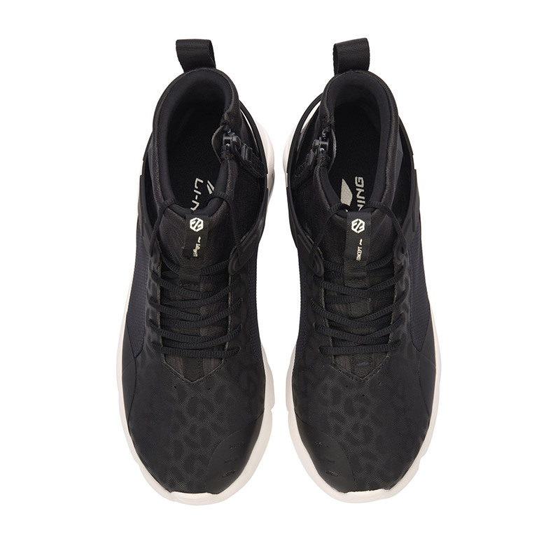 lining李宁休闲鞋女鞋lnknight保暖半掌气垫情侣鞋运动鞋aglm124