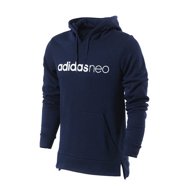 adidas阿迪达斯NEO男子卫衣套头连帽休闲运动服CW5184 L CW5184蓝色图片