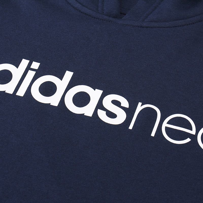 adidas阿迪达斯NEO男子卫衣套头连帽休闲运动服CW5184 L CW5184蓝色图片