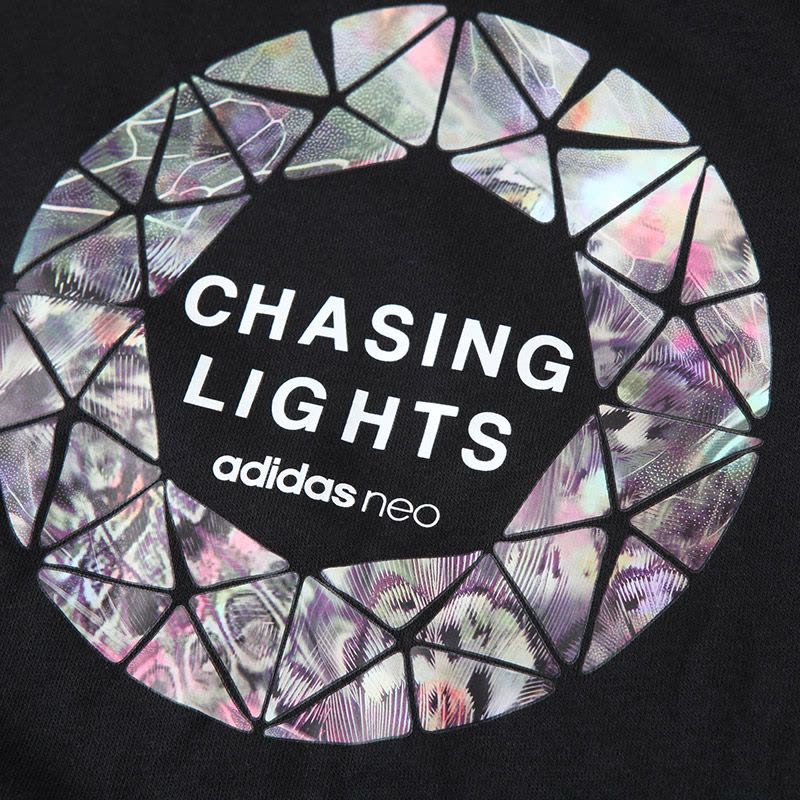 Adidas/阿迪达斯 NEO女装休闲运动服卫衣套头衫|BP6601 XS 黑色图片