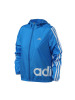 adidas阿迪达斯女装外套夹克三条纹运动服AP5885 蓝色 L