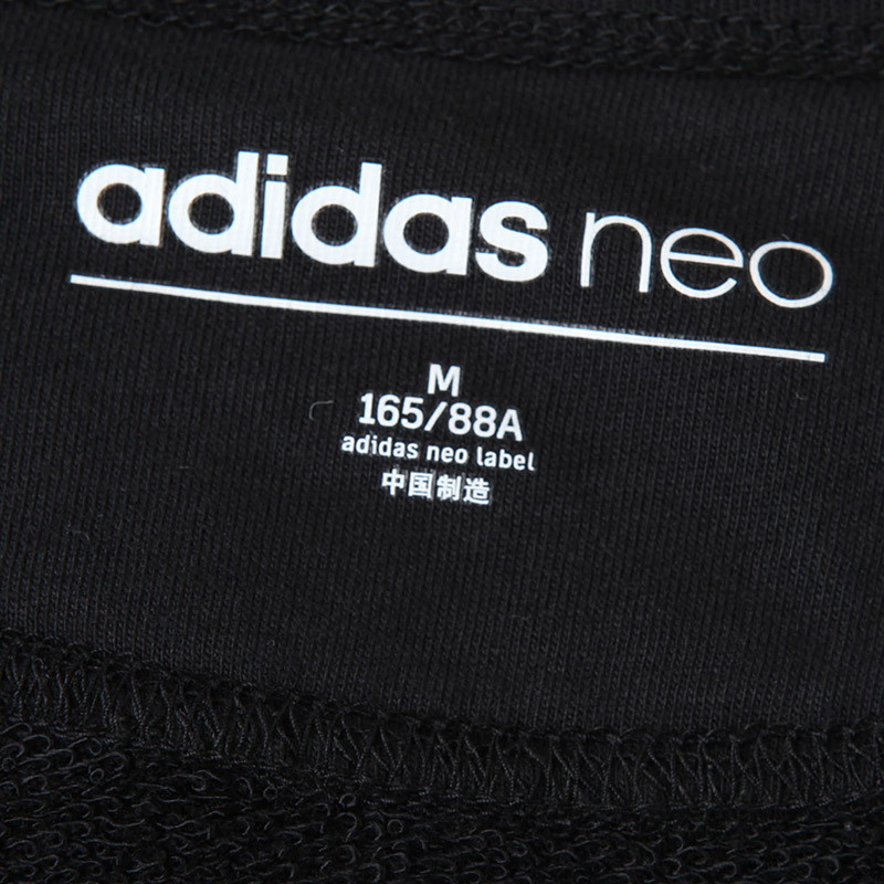 adidas阿迪达斯NEO女服装卫衣运动服BQ0322 XS 黑色