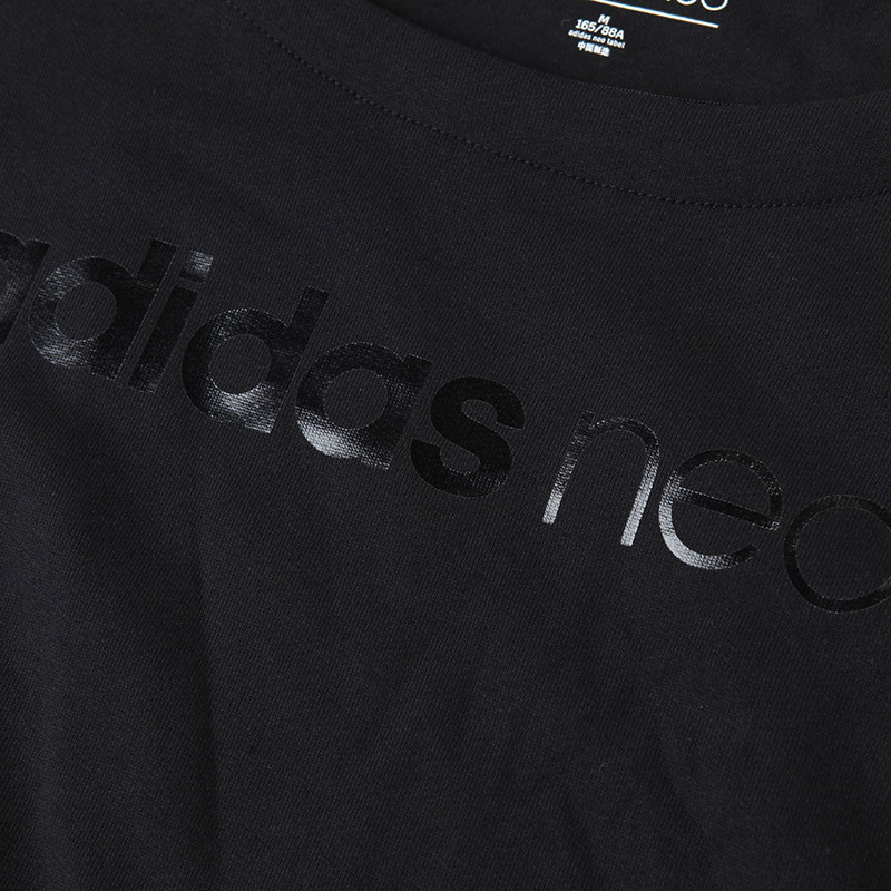 adidas阿迪达斯NEO女服装卫衣运动服BQ0322 XS 黑色