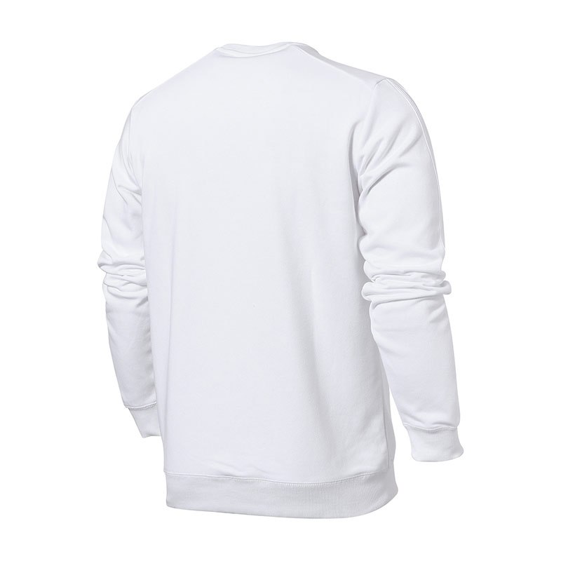 adidas阿迪达斯男子卫衣足球训练运动服BR2535 S 白色
