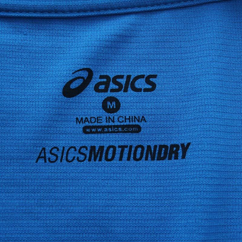 亚瑟士ASICS男装短袖T恤运动服跑步151366-0819 S 蓝色图片