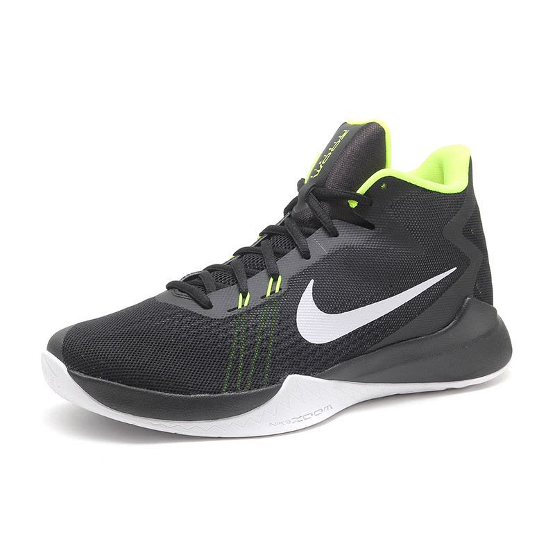 Nike耐克男鞋ZOOM EVIDENCE气垫运动实战篮球鞋 852464 黑色 40.5码图片