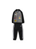 阿迪达斯童装男婴童加绒拉链针织长袖套装儿童运动服 92 灰色