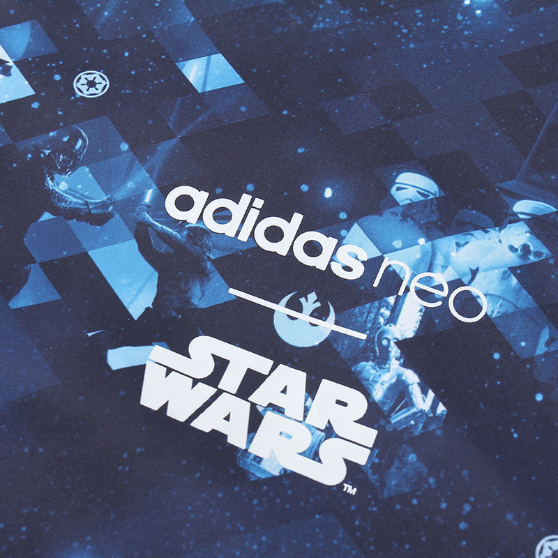 adidas阿迪达斯男子外套夹克防风服17款星战系列休闲运动服BR8447