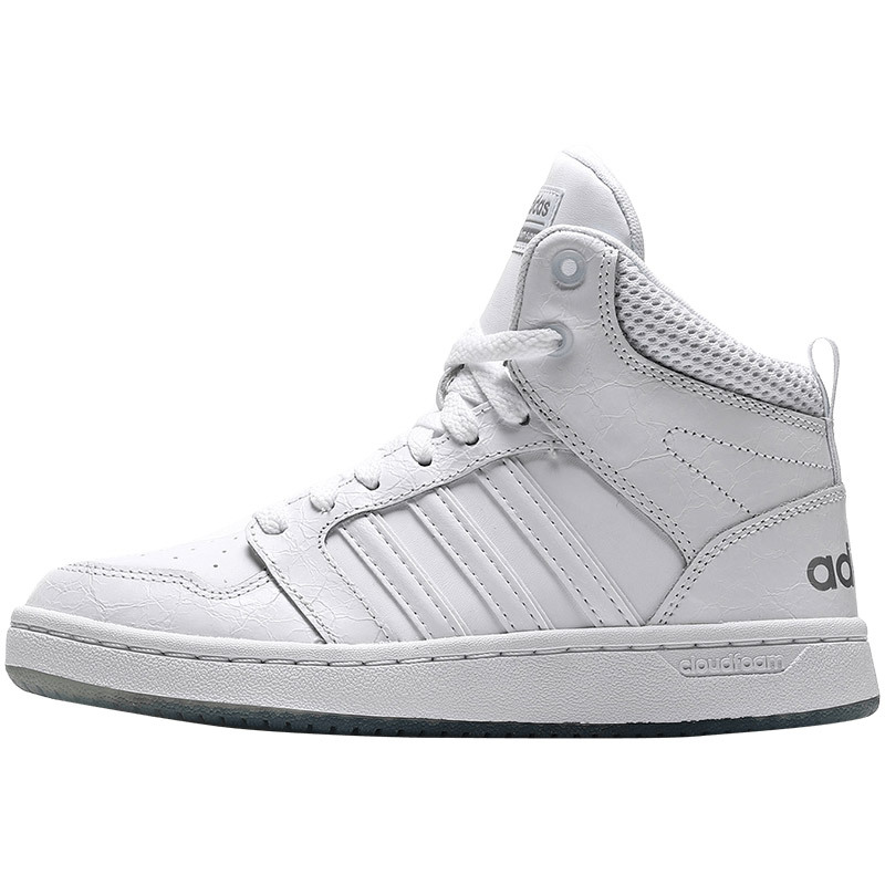 adidas阿迪达斯NEO女子板鞋CF RACER高帮休闲运动鞋CG5752