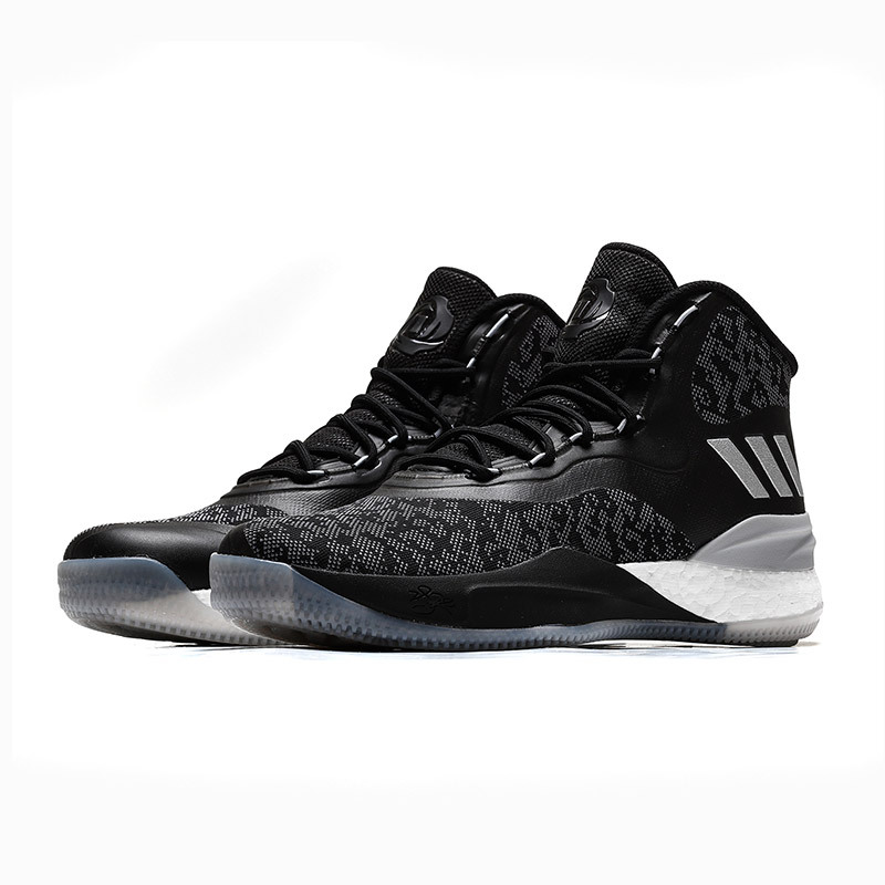 adidas阿迪达斯男子篮球鞋ROSE 8罗斯实战运动鞋CQ0847 黑色 39码