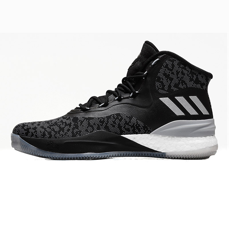adidas阿迪达斯男子篮球鞋ROSE 8罗斯实战运动鞋CQ0847 黑色 39码