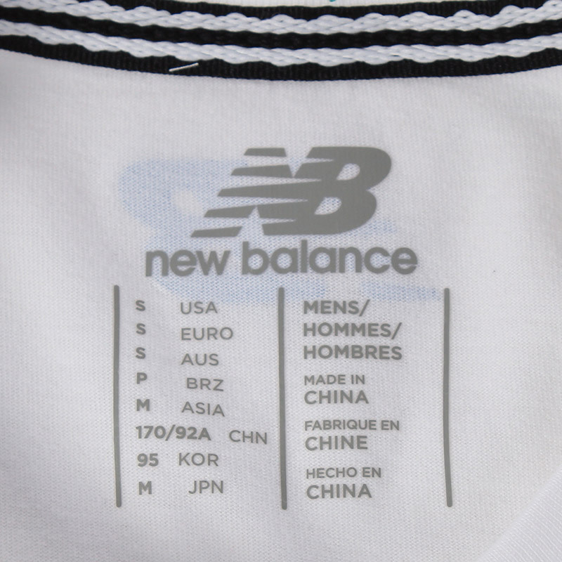 New balance男装短袖T恤运动服运动休闲AMT71611-WT 白色 L