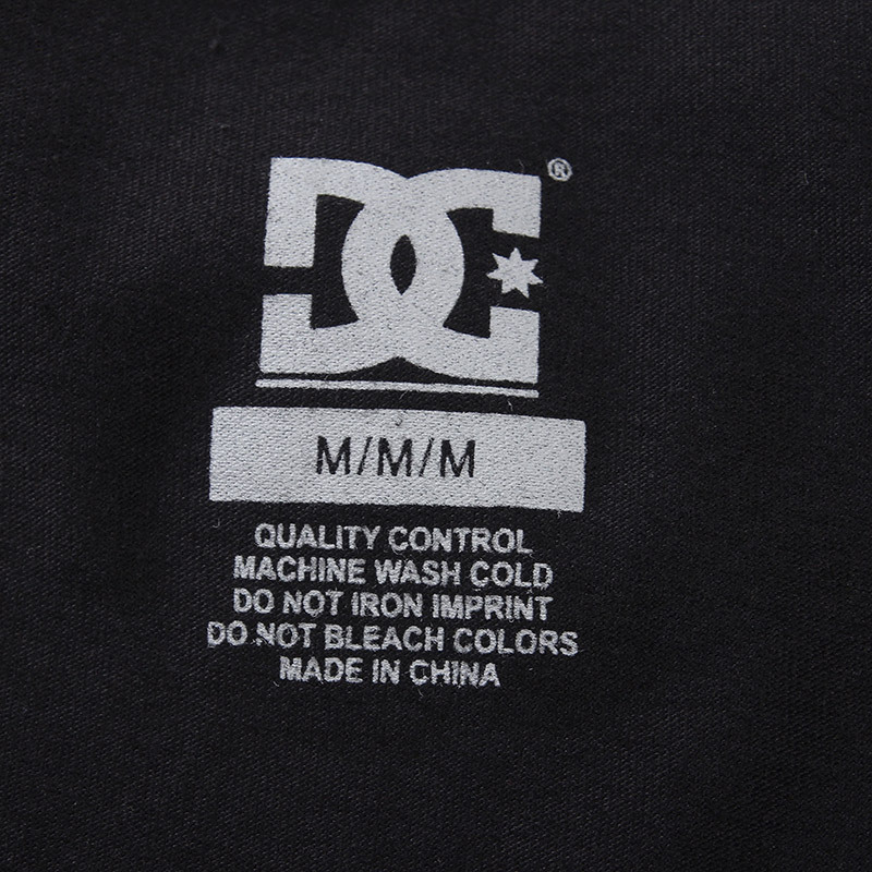 DC男装短袖T恤运动服运动休闲GDYZT03000-YMD0 S 黑色