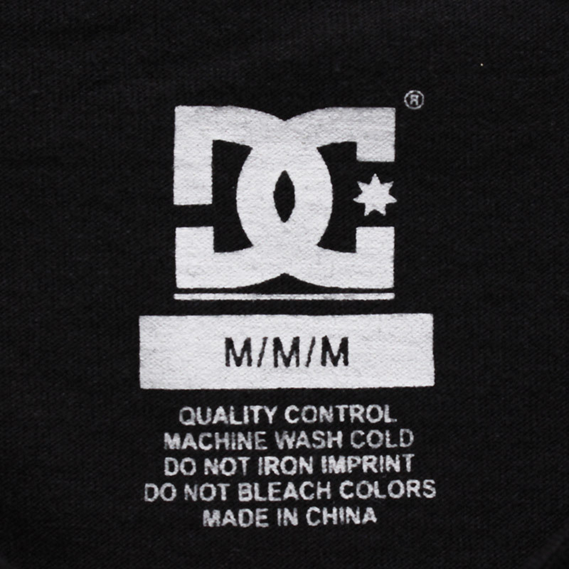 DC男装短袖T恤运动服运动休闲GDYZT03121-KTE0 S 黑色