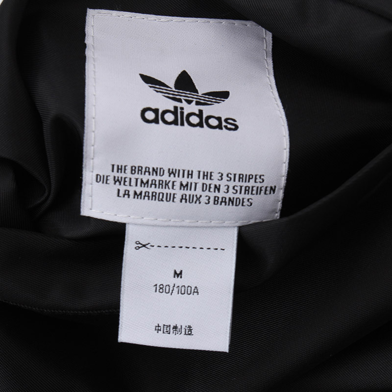 Adidas/阿迪达斯 男子运动服 三叶草 双面穿防风夹克外套 CZ1757 黑色 XS
