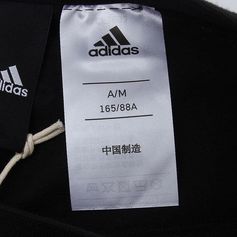 adidas阿迪达斯女子短袖T恤休闲运动服CF3903 XS 黑色图片