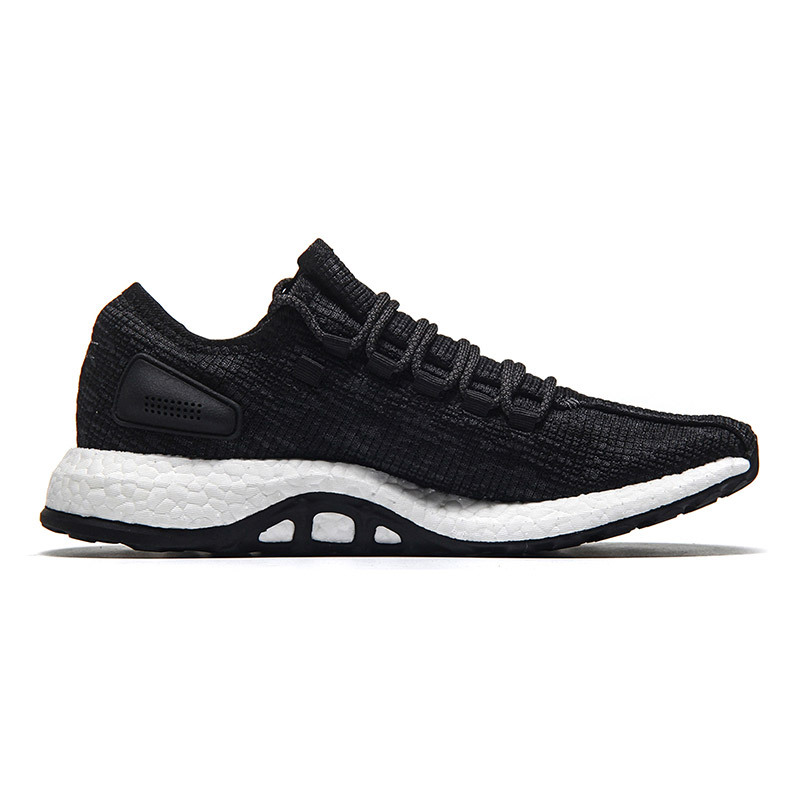 adidas阿迪达斯男子跑步鞋PUREBOOST休闲运动鞋CP9326 黑色 44码