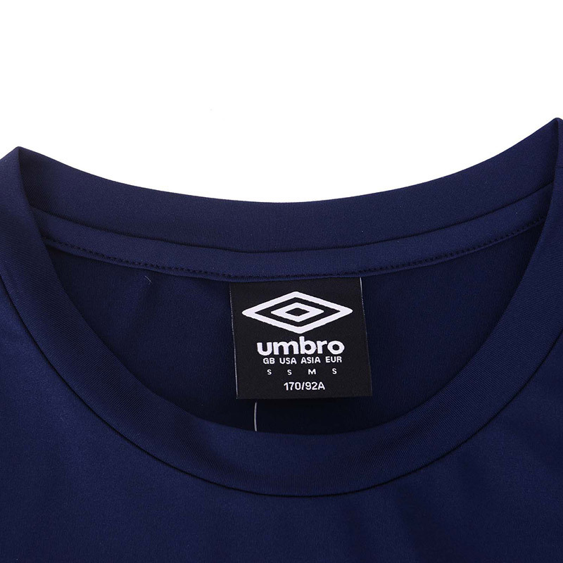 茵宝UMBRO男装短袖T恤运动服综合训练UCC63067-808 M 深蓝色